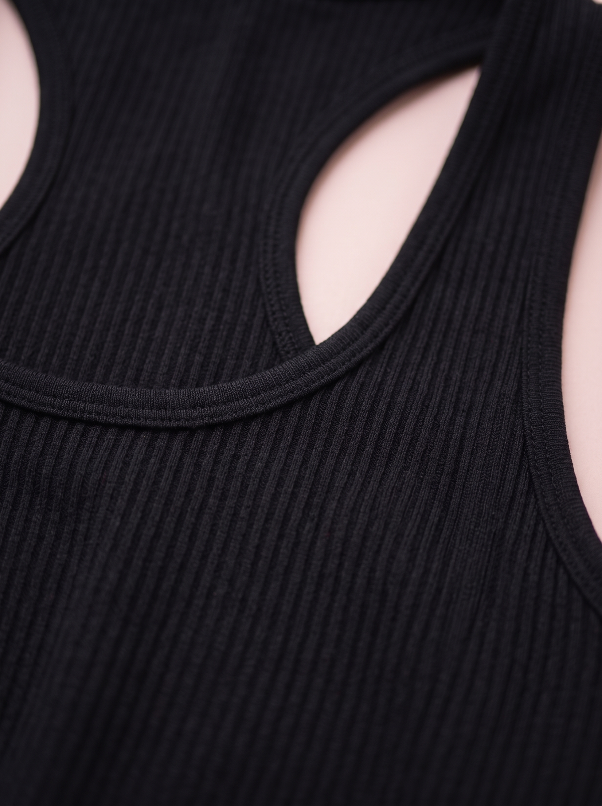 Ribbed Seamless Romper