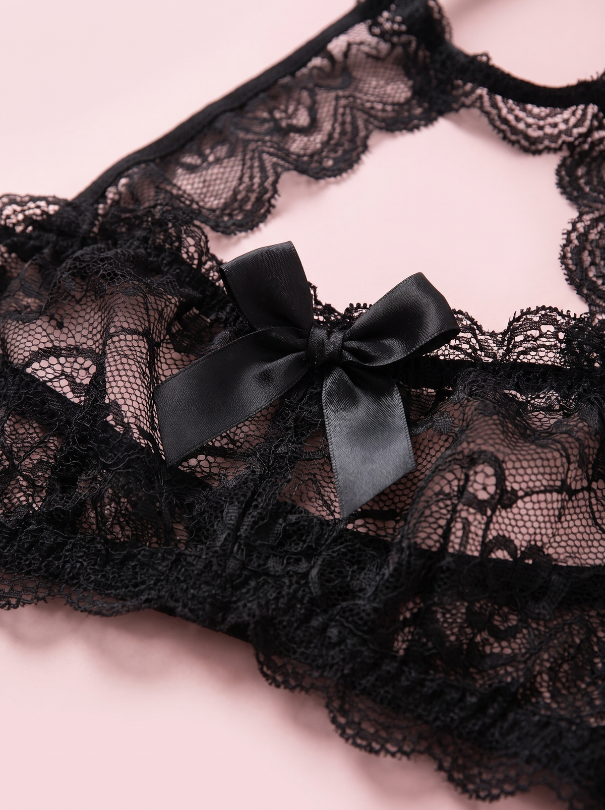 Lace Bunny Lingerie Set