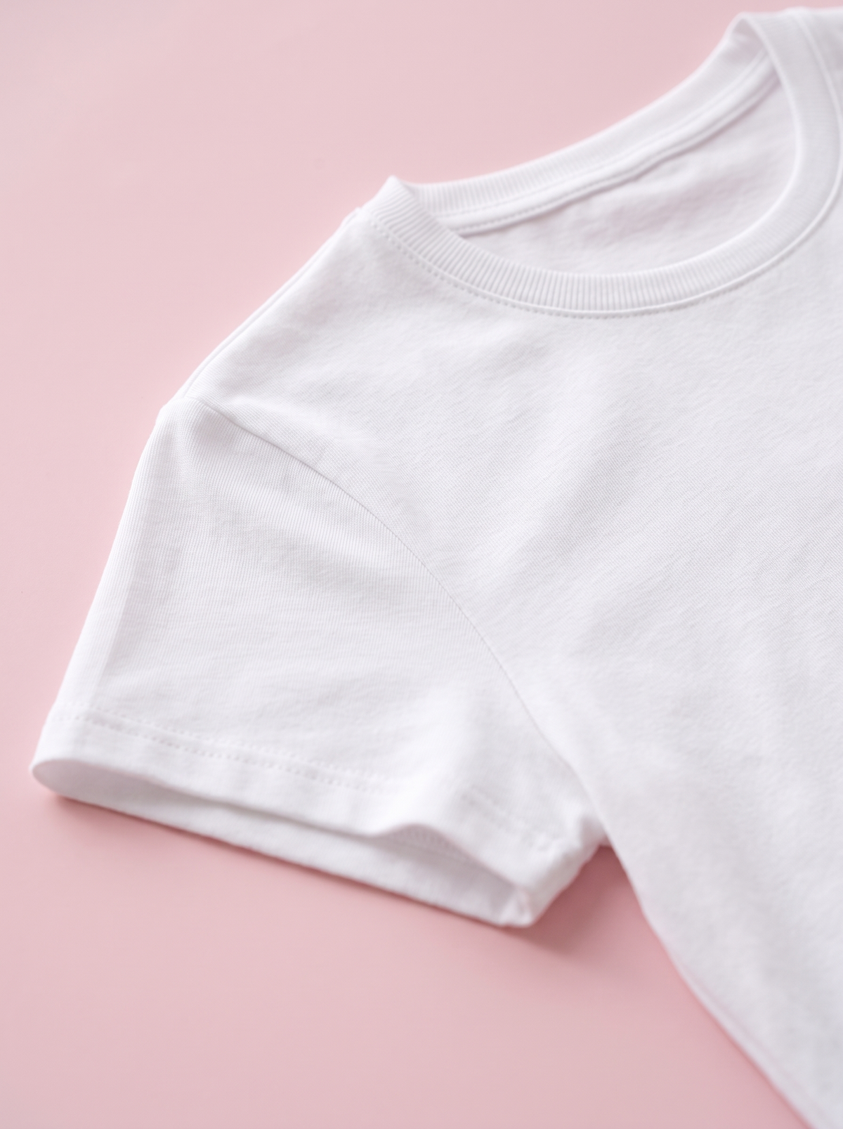 Fitted Crew Neck Baby Tee