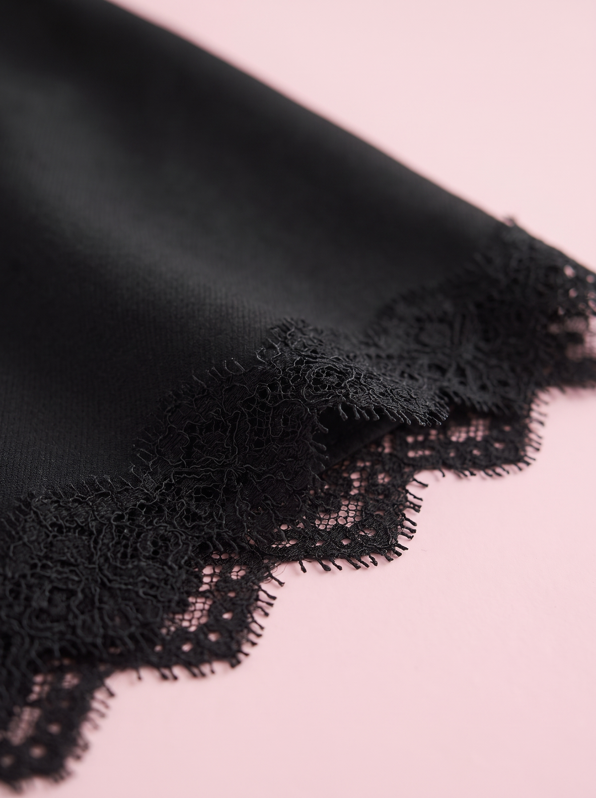 Lace Hem Mini Skirt