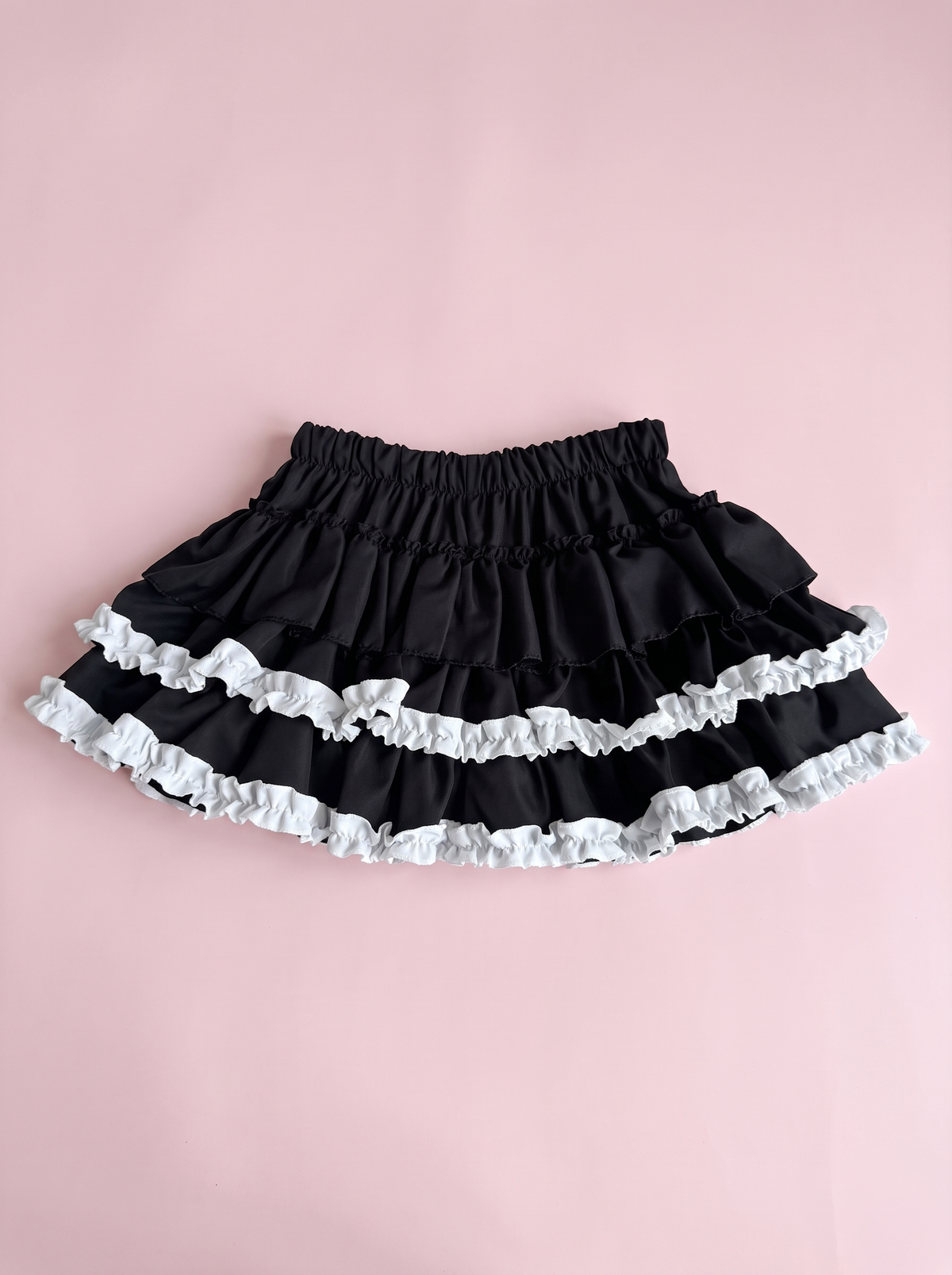 Lace Tier Micro Skirt