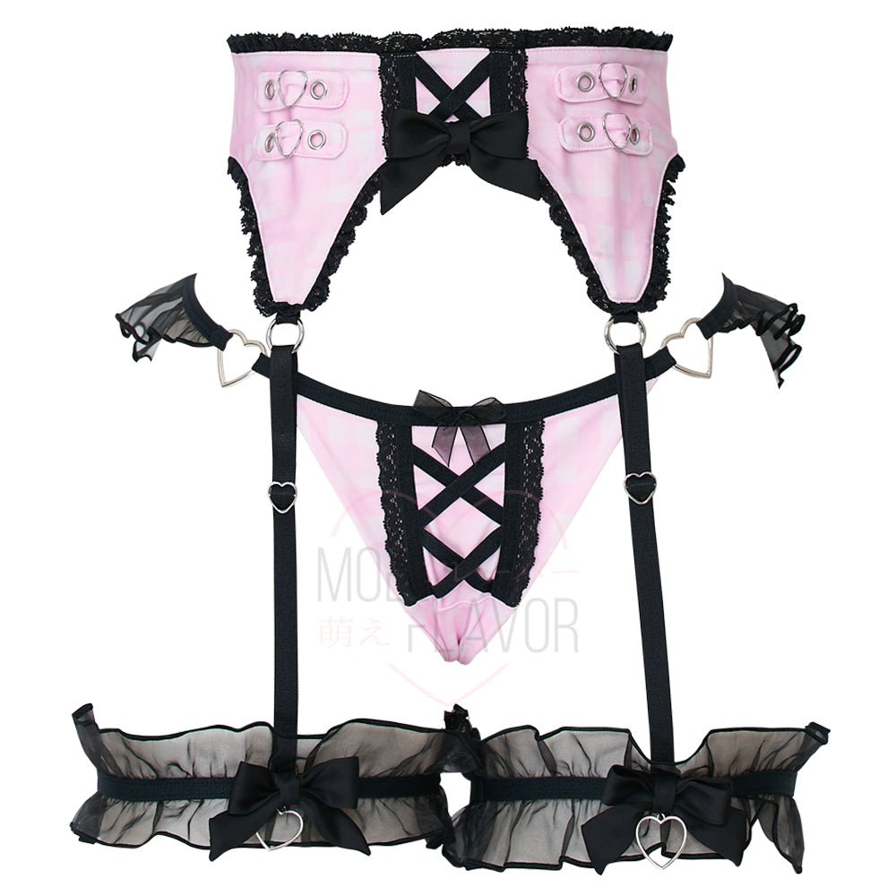 Pre-Order Jirai Kei Garter Lingerie Set