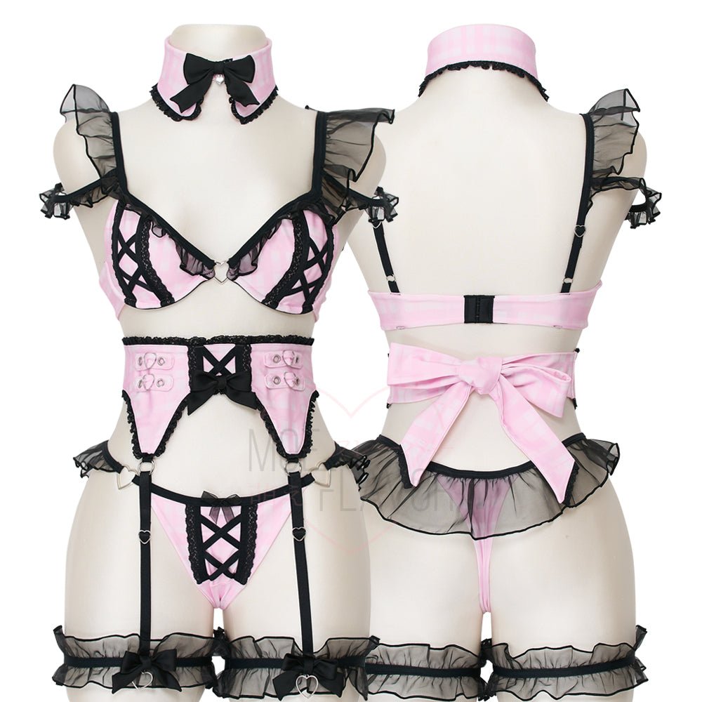 Pre-Order Jirai Kei Garter Lingerie Set