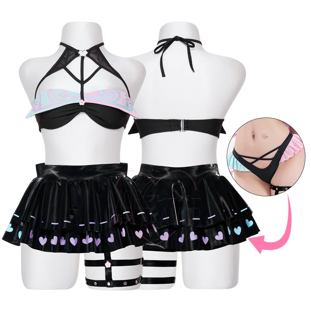 Silvervale Anime Vtuber Swimsuit