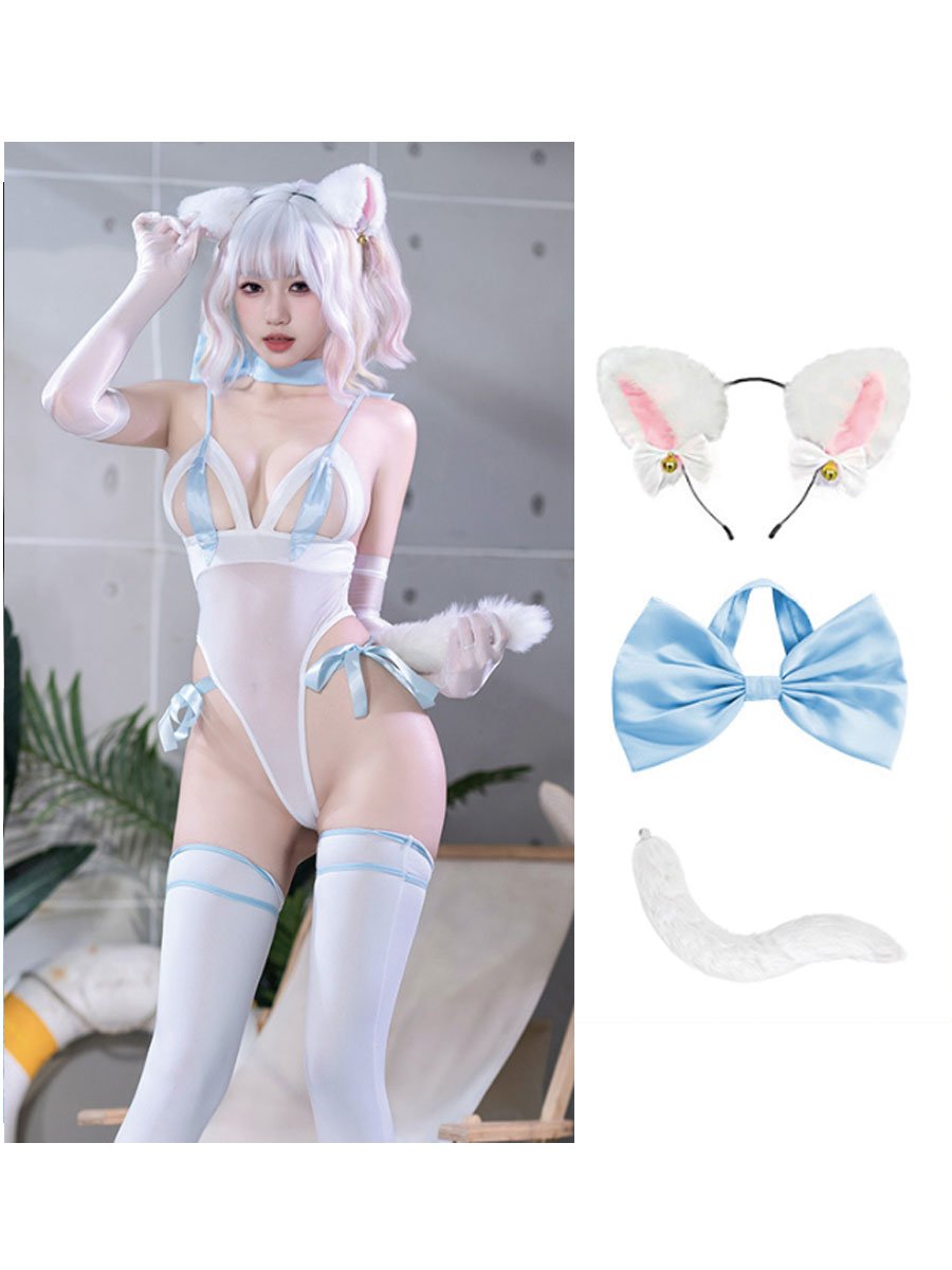 Anime Cat Peek-A-Boo Teddy