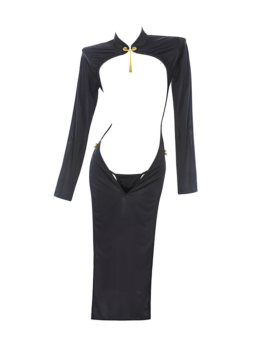 Reversible Cupless Cheongsam Dress