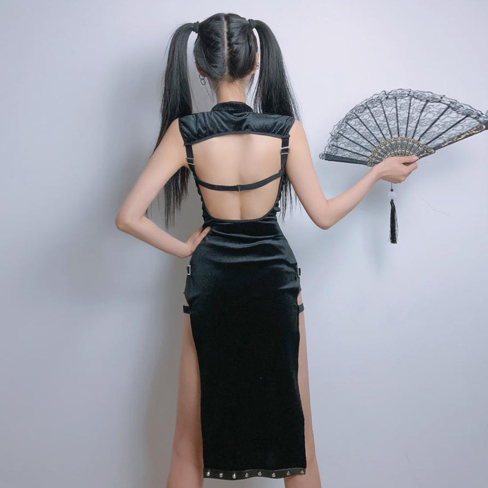 Sexy Chinese Split Dress