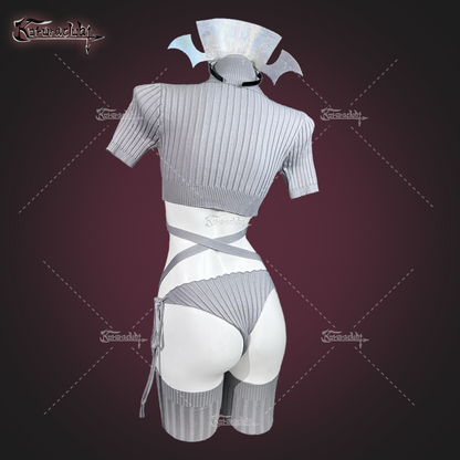 Cozy Hearted Nurse Lingerie KO01 (4-PIECE SET)