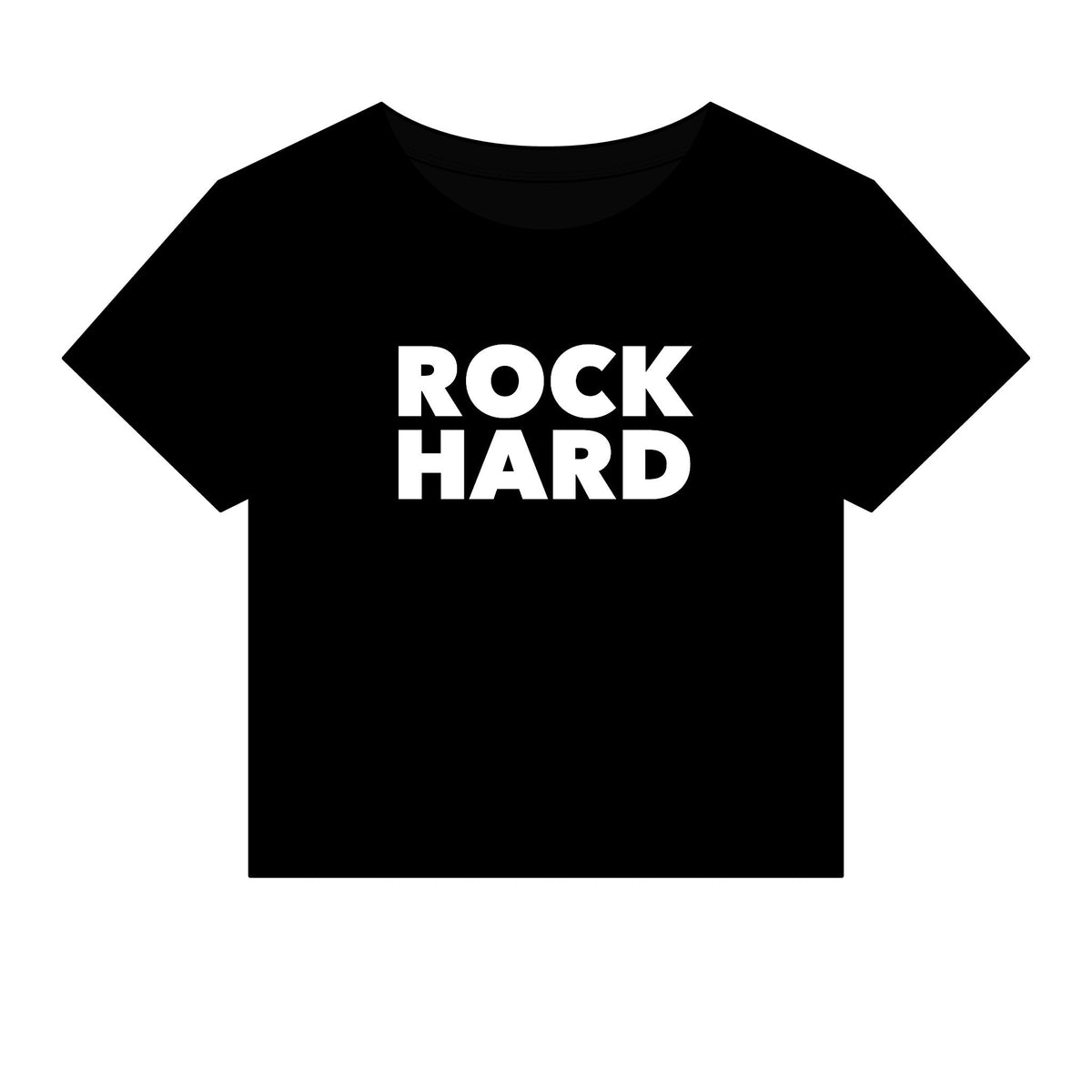 Rock Hard Baby Tee - Fitted Rib