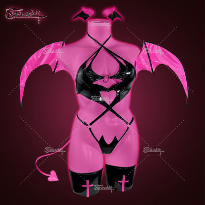 Cosplay Devil of Lust Succubus Lingerie KO02 (6-Piece Set)