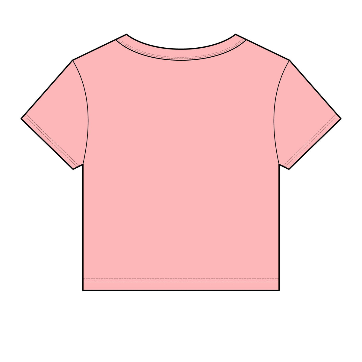 Top Tier Bottom Baby Tee - Fitted Rib