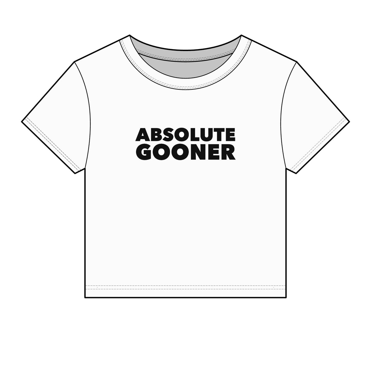 Absolute Gooner Remix Baby Tee