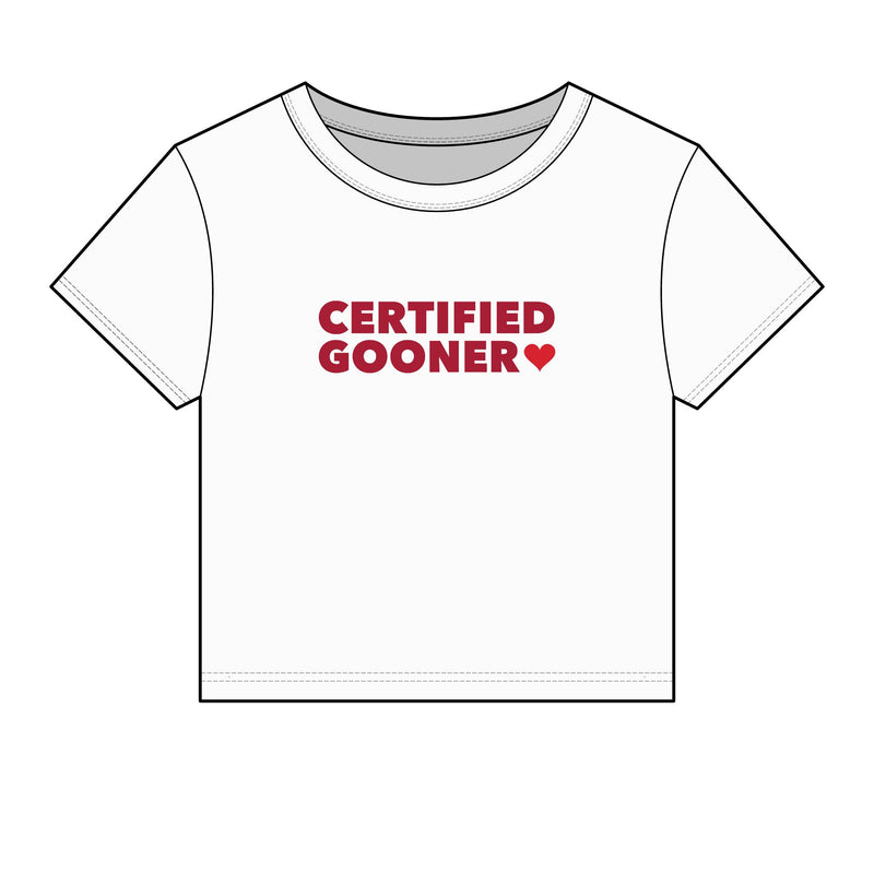 Certified Gooner Heart Baby Tee