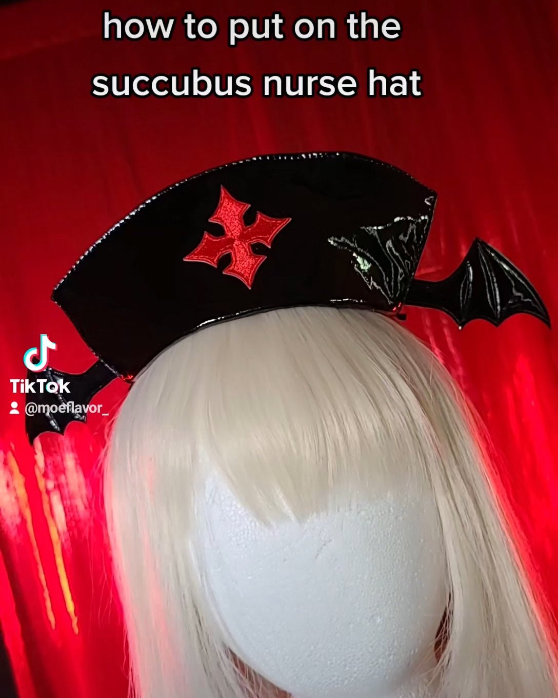 Latex Succubus Nurse Outfit