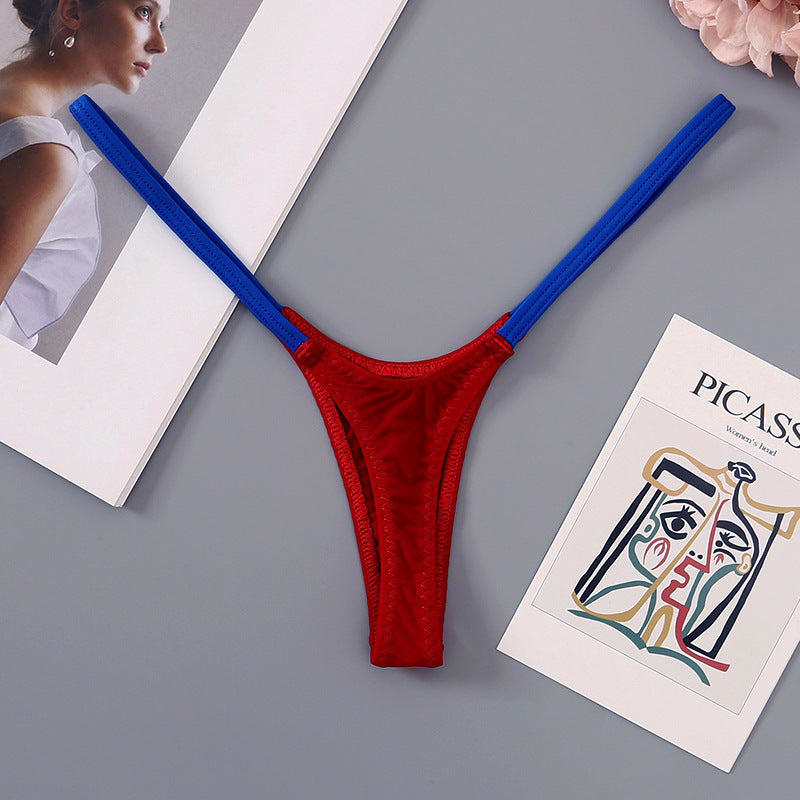 Contrast Strap Micro Thong