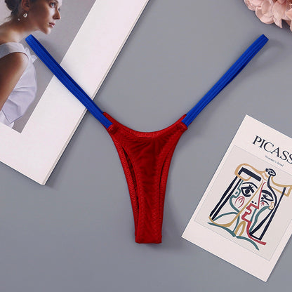 Women's Deep V T-back Sexy T-type Pants