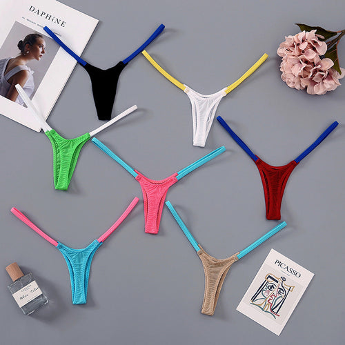 Women's Deep V T-back Sexy T-type Pants