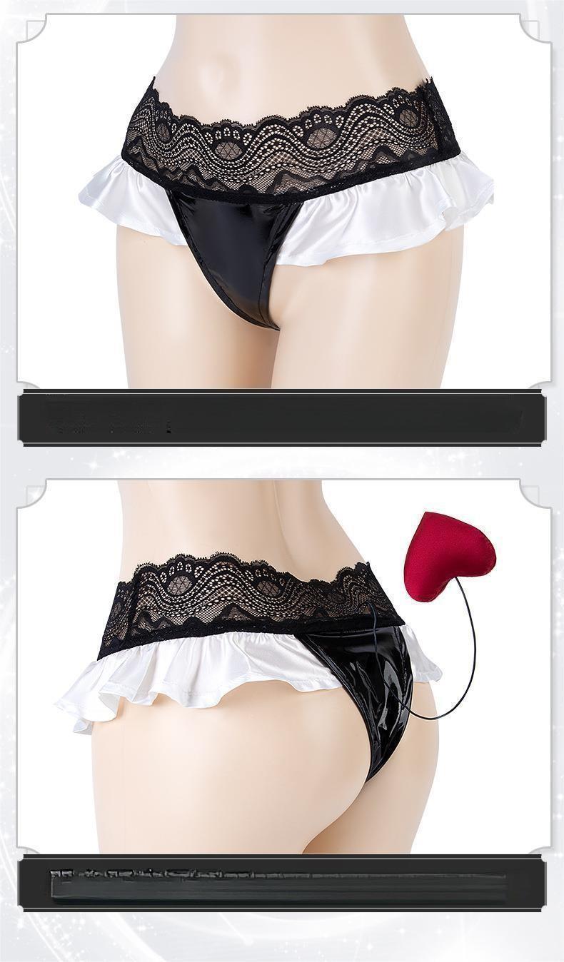 Patent Devil Ruffle Set