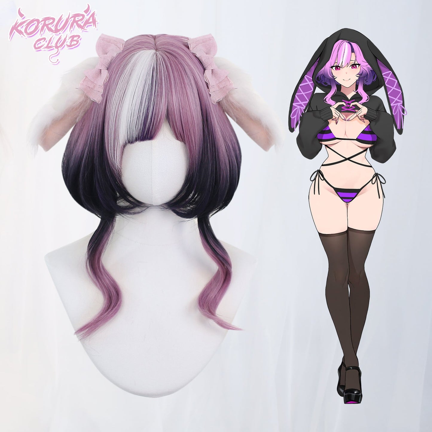 Korura Original Wig #010 – MurasakiNeko Hime