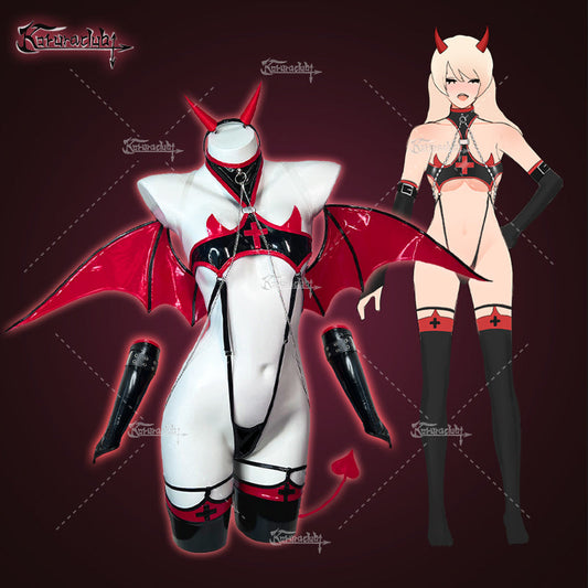 Cosplay Devil Nurse Succubus Lingerie KO17（8-Piece Set）