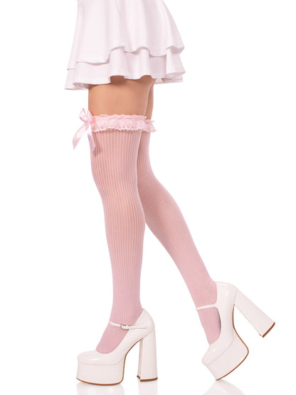 Calliope Striped Thigh Highs