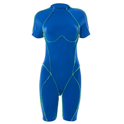 Women's Reverse Tight Casual One Piece Shorts