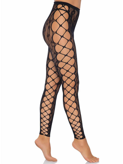 Lexi Leopard Footless Tights