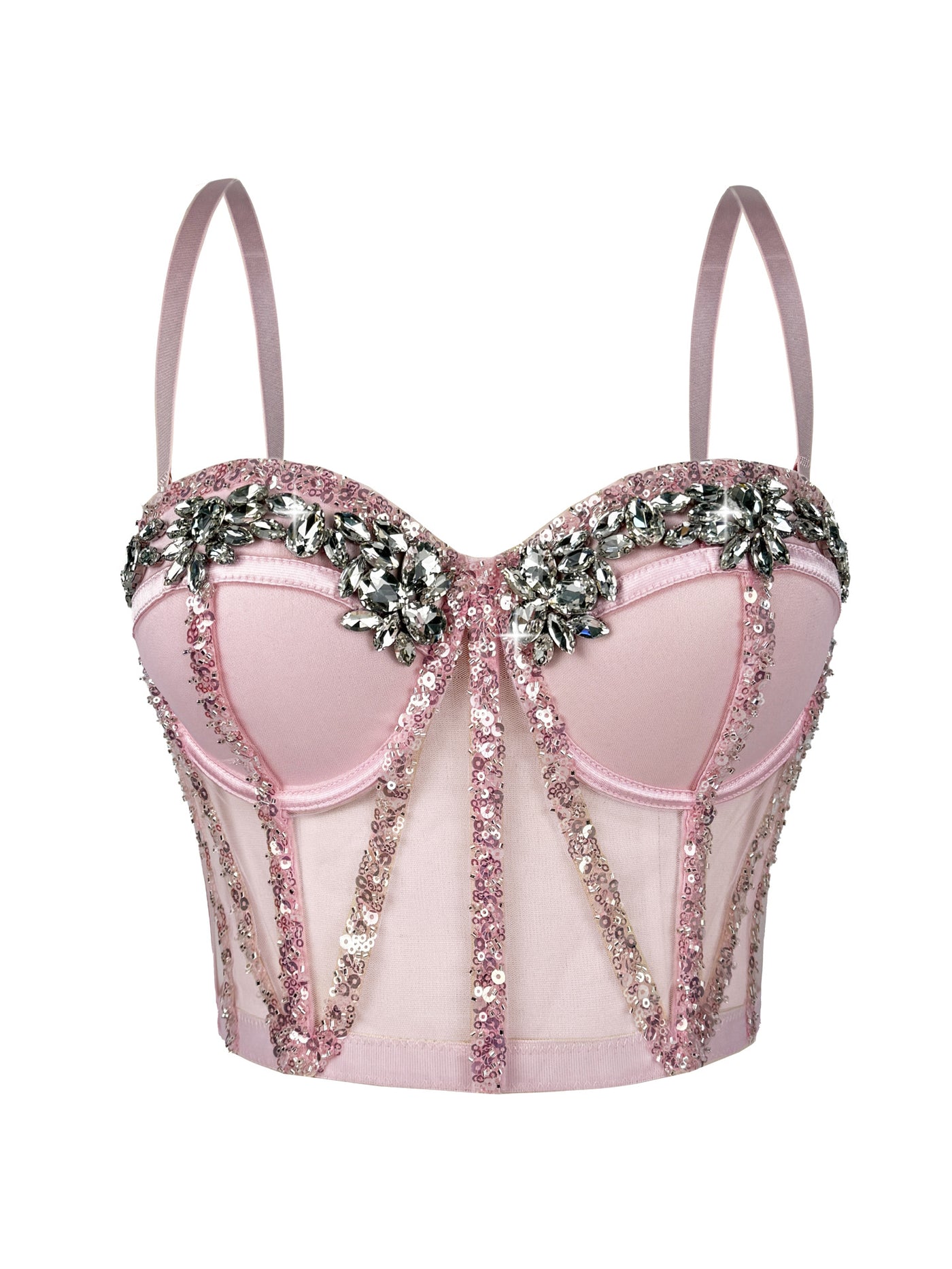 Crystal Mesh Corset