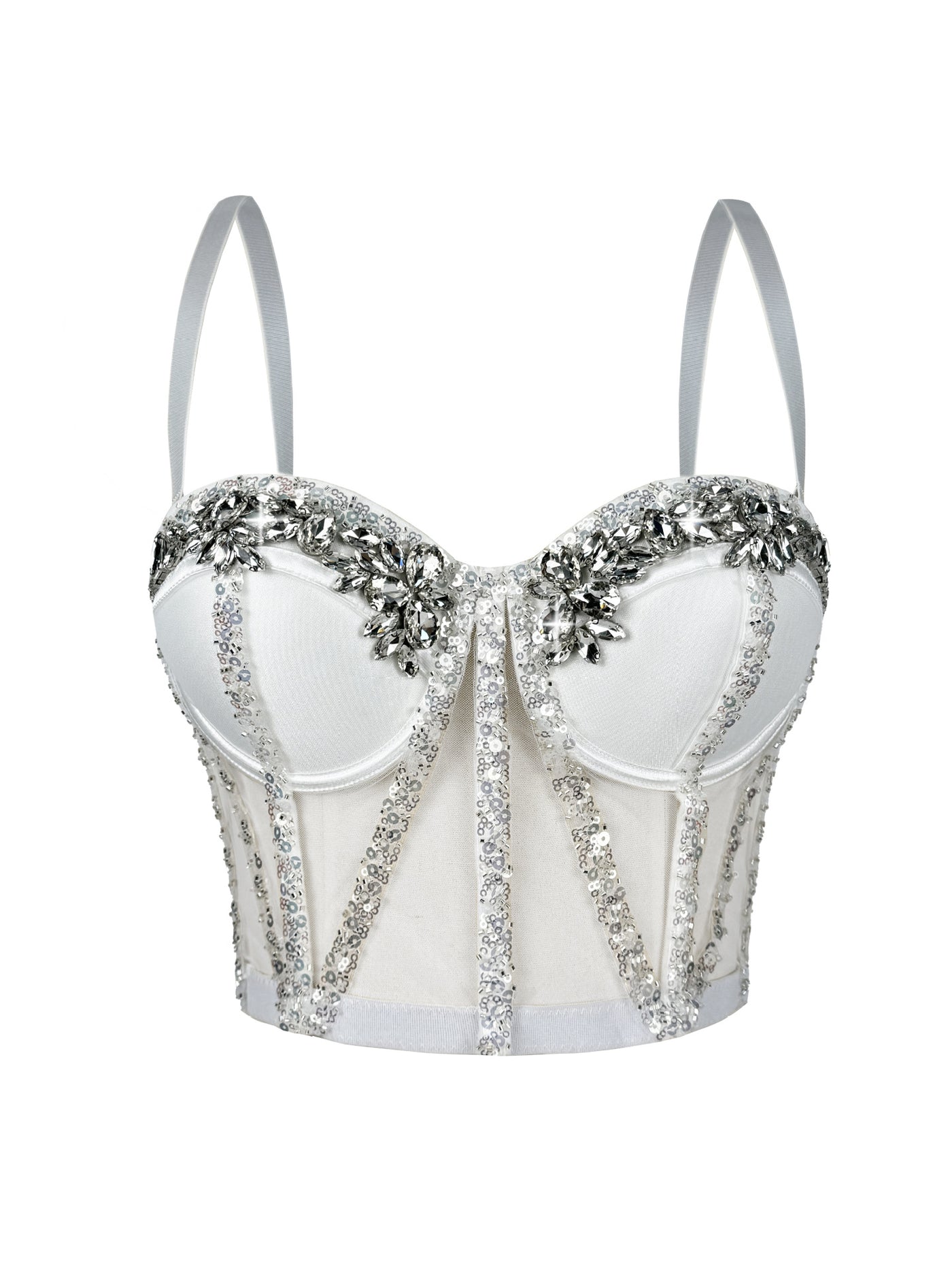 Crystal Mesh Corset