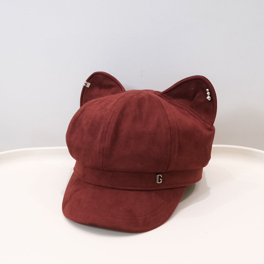 Cat Ear Newsboy Beret