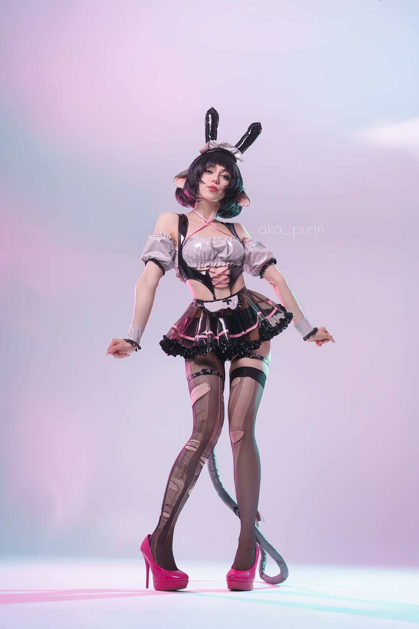 Cosplay Bunny Maid Lingerie KO15（6-Piece Set）
