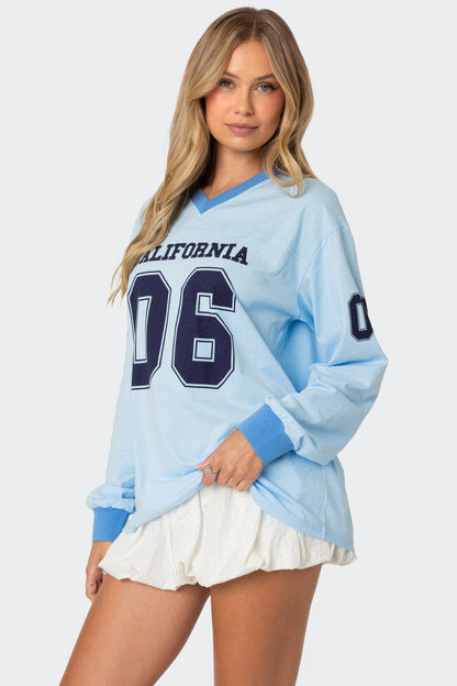 06 Oversized Long Sleeve T Shirt
