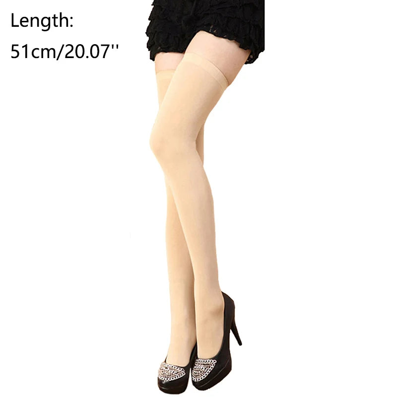 Candy Color Thigh-High Stockings