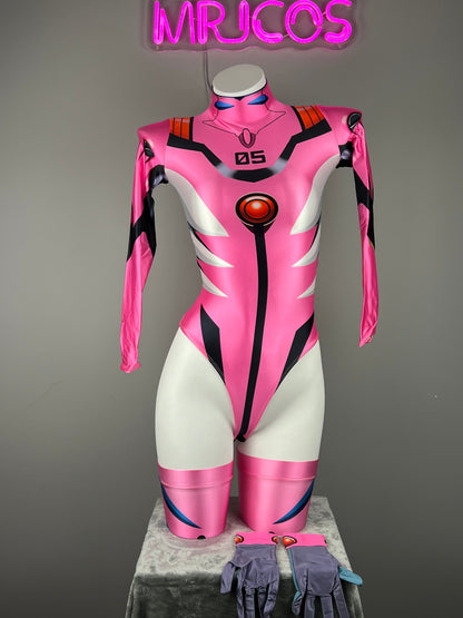 Anime Style Spandex Cosplay BodySuit Plugsuit Halloween Costume Zentai