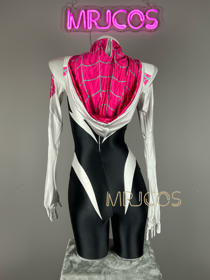 Woman Super Hero Spandex Cosplay Full Bodysuit Halloween Costume Zentai
