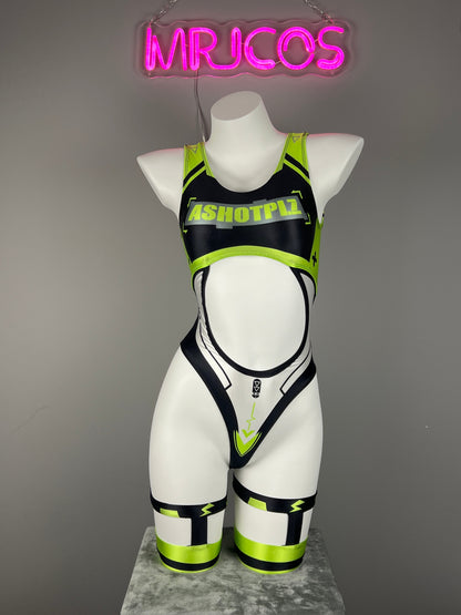 Anime Sci-fi Spandex Sexy Swim Racing Suit Wet Suit Cosplay Costume Bodysuit