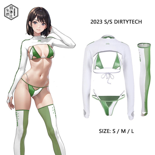 Anime Spandex Swimwear Sexy Bikini Cosplay Set
