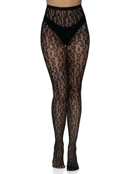 Get Wild Animal Print Fishnet Tights Hosiery Bundle