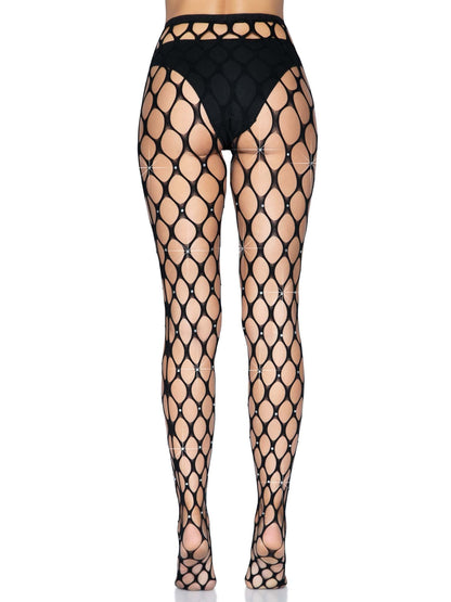 Best Hits Rhinestone Fishnet Tights Hosiery Bundle