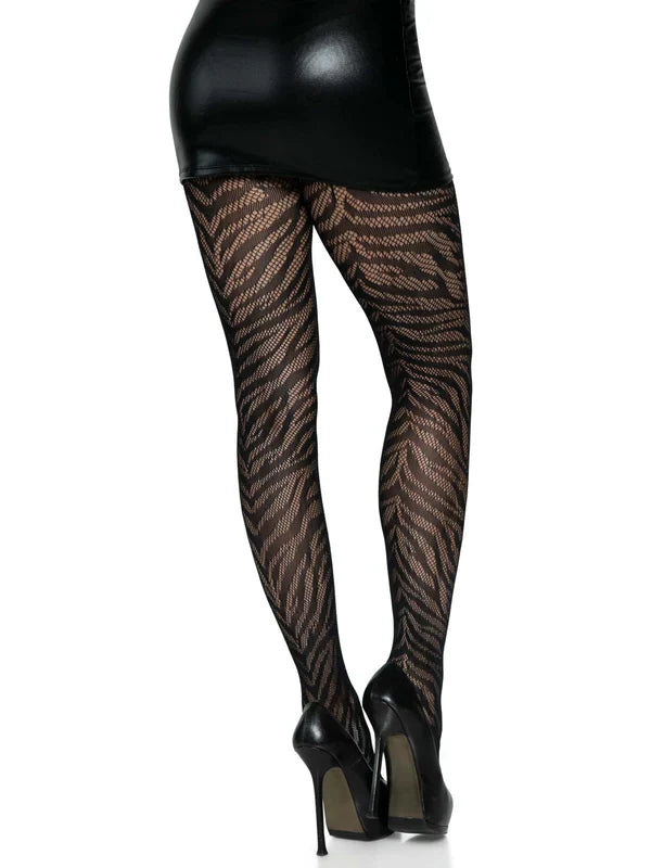 Get Wild Animal Print Fishnet Tights Hosiery Bundle