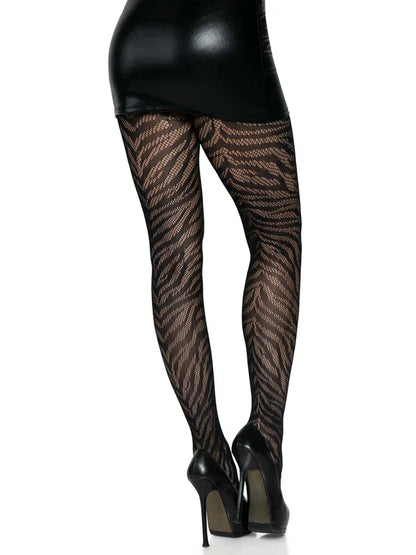 Get Wild Animal Print Fishnet Tights Hosiery Bundle