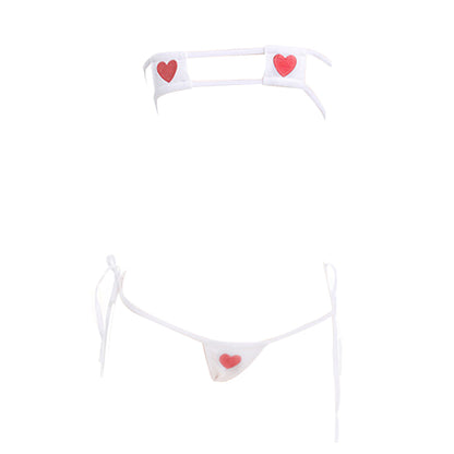 Hot Lingerie Micro Bikini Bra and Panty Anime Cosplay Set