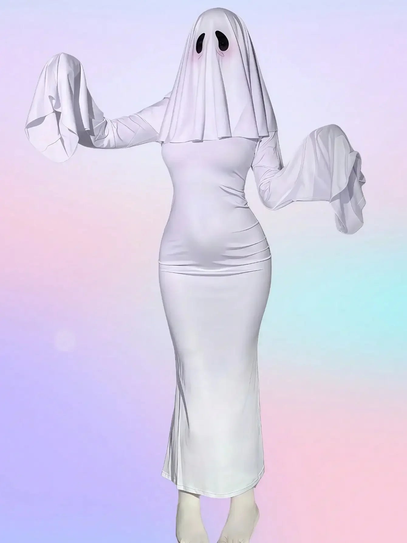 Cute ghost ghoul cosplay dress