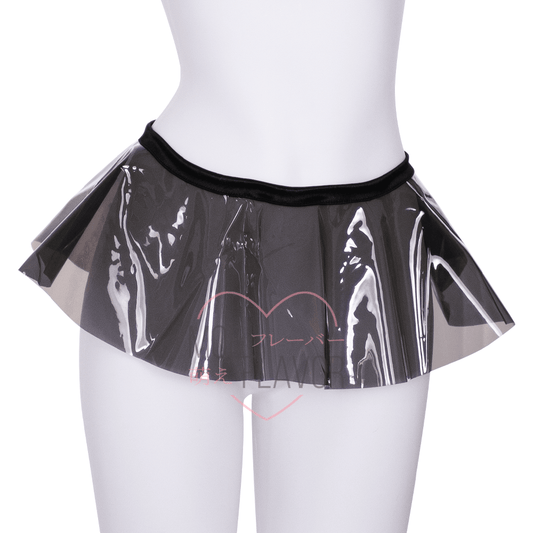 Vinyl Skirt Clear Grey