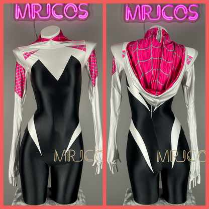 Woman Super Hero Spandex Cosplay Full Bodysuit Halloween Costume Zentai