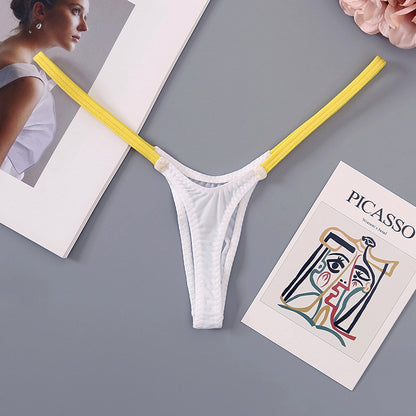 Women's Deep V T-back Sexy T-type Pants