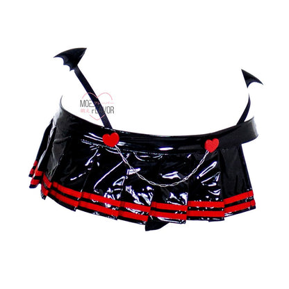 Latex Succubus Nurse Outfit