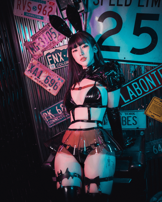 Cyber Bunny Set Cosplay Lingerie