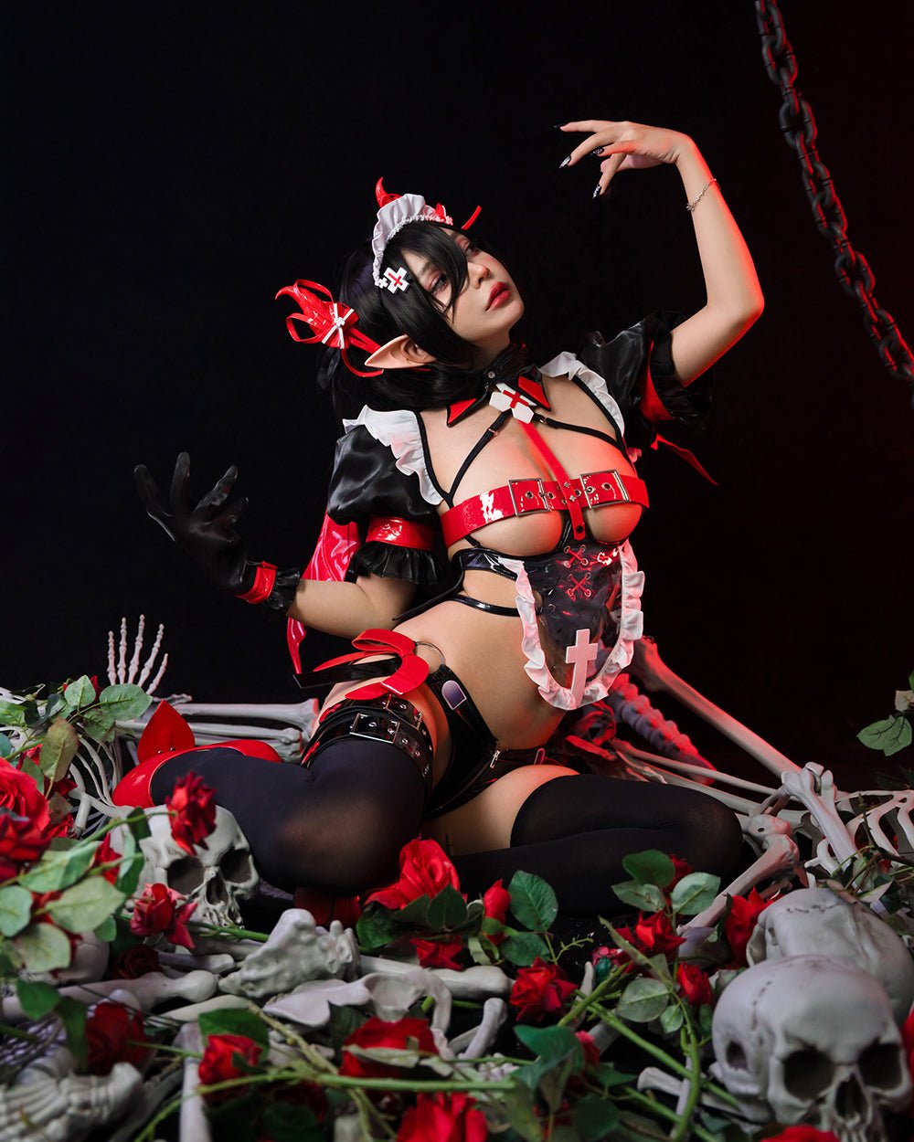 Demon Medic Anime Costume
