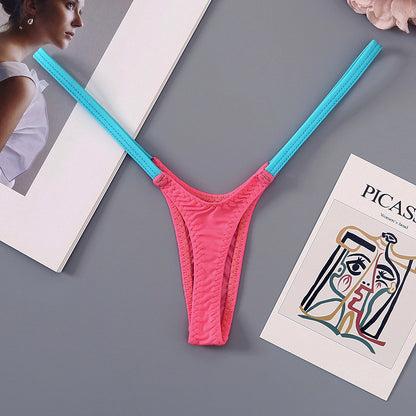 Women's Deep V T-back Sexy T-type Pants